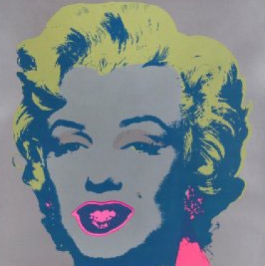 Marilyn 'Grey and Pink'